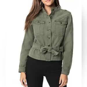 JOE'S Utility Army Green Women's Military Jacket (Small)